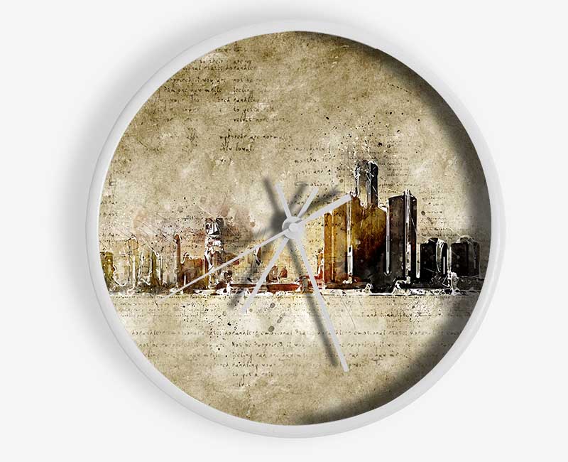 Manuscript Sydney Clock - Wallart-Direct UK