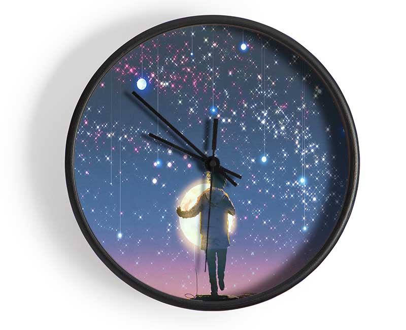 Capturing The Moon Clock - Wallart-Direct UK