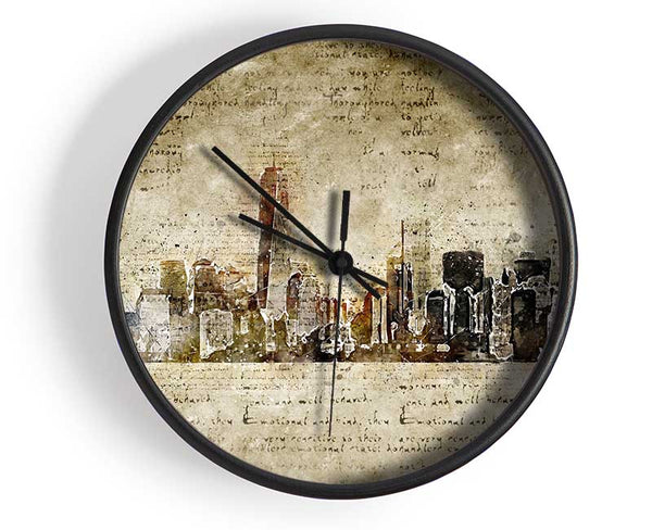 Manuscript London Clock - Wallart-Direct UK