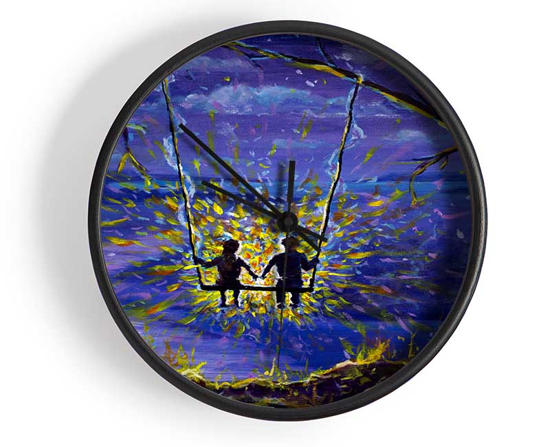 The Swing Into The Universe Clock - Wallart-Direct UK