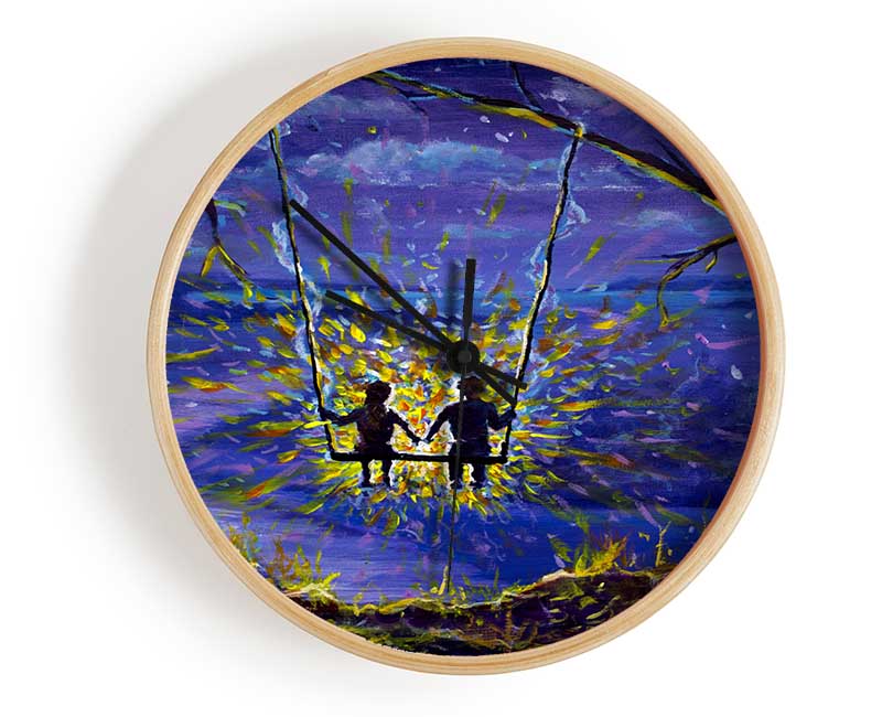 The Swing Into The Universe Clock - Wallart-Direct UK