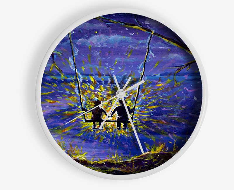 The Swing Into The Universe Clock - Wallart-Direct UK