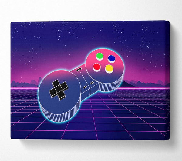 Picture of Retro Game Controller Canvas Print Wall Art