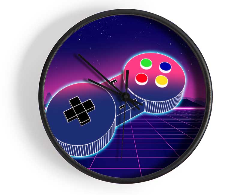 Retro Game Controller Clock - Wallart-Direct UK