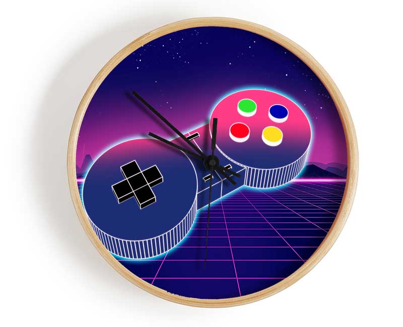 Retro Game Controller Clock - Wallart-Direct UK