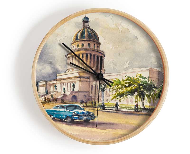 Drive Through Mexico Clock - Wallart-Direct UK