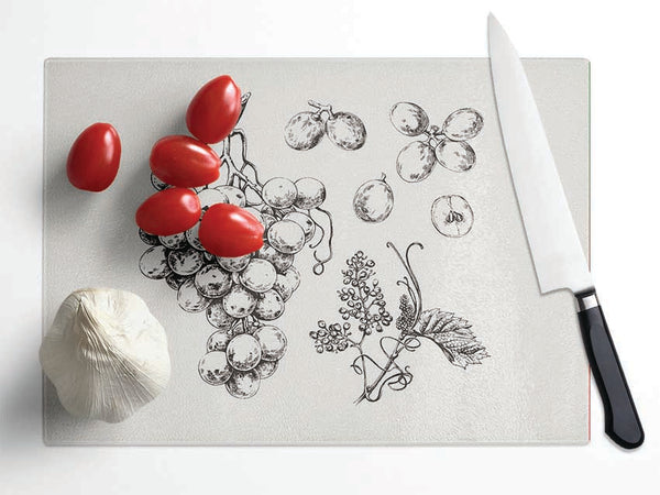 Bounty Harvest Glass Chopping Board