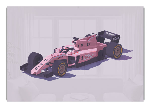 Pink F1 Car