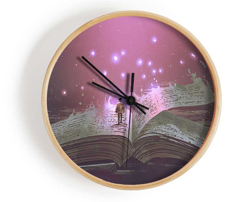 Turning The Page Of Existence Clock - Wallart-Direct UK