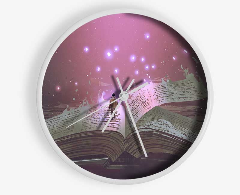 Turning The Page Of Existence Clock - Wallart-Direct UK