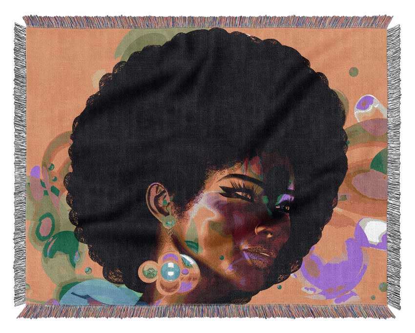 Afro Funk Woven Blanket