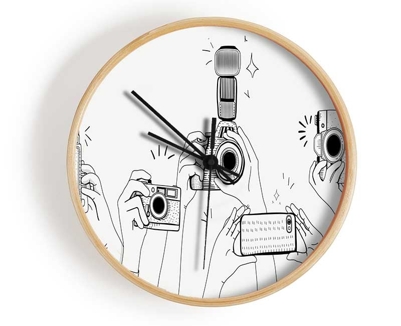 Snap Snap Photo Clock - Wallart-Direct UK