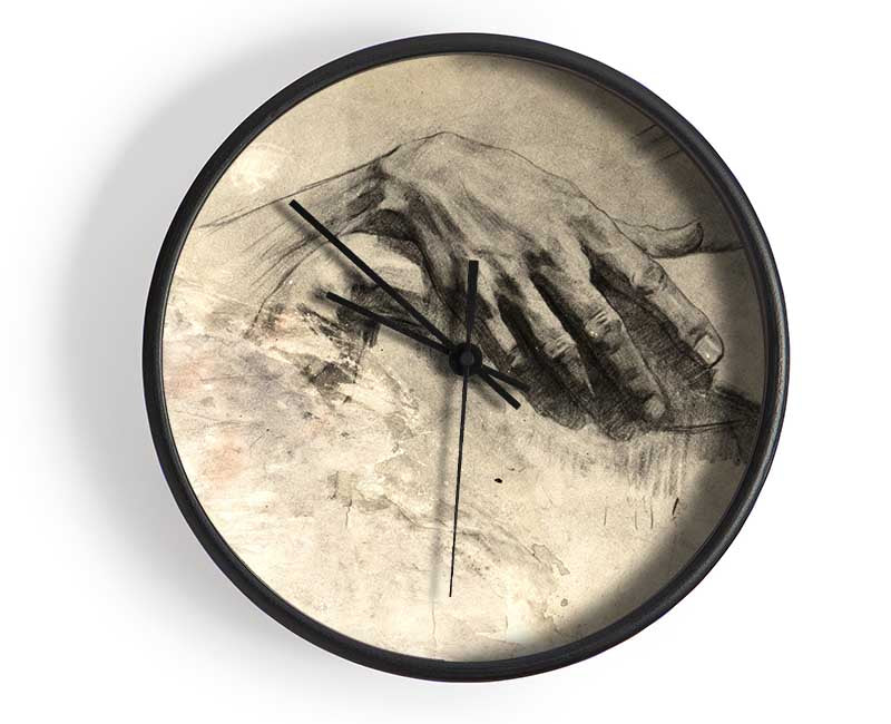 Hands Of Time And Space Clock - Wallart-Direct UK