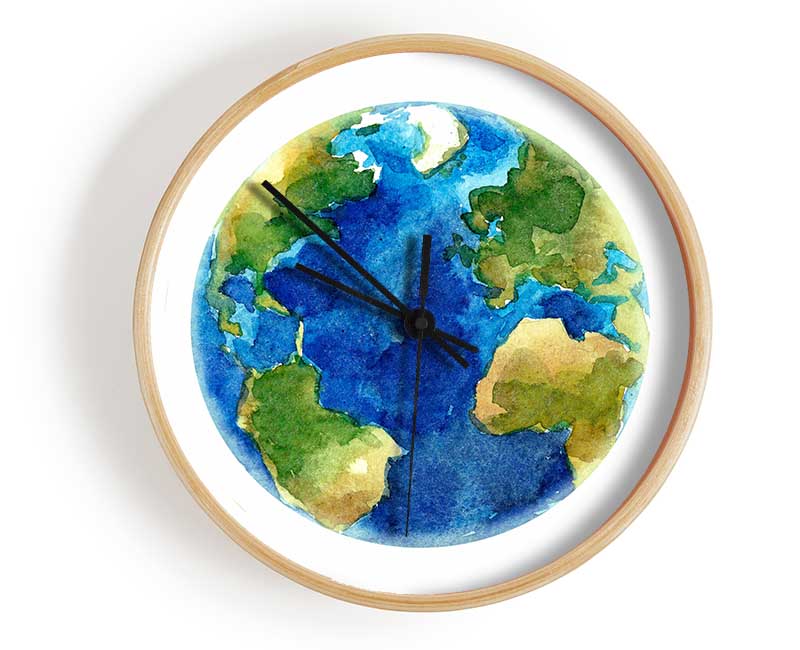 Our Planet Clock - Wallart-Direct UK