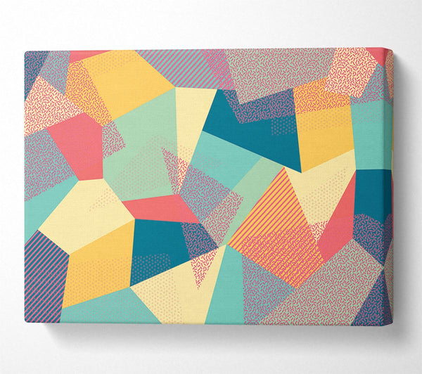 Picture of Abstract Triangles Canvas Print Wall Art