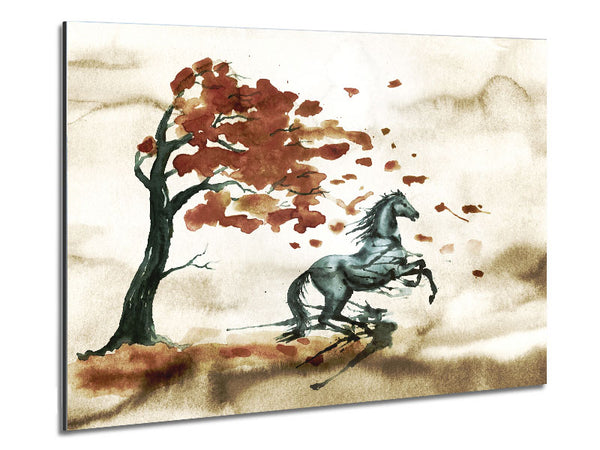 Tree Horse In The Wind