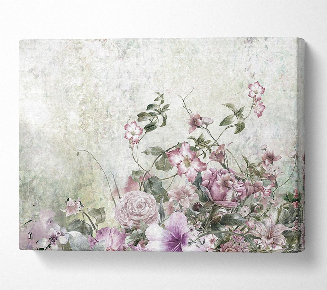 Picture of Pink Blossom Wild Canvas Print Wall Art