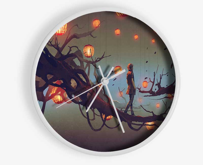 The Walk Across The Branches Clock - Wallart-Direct UK