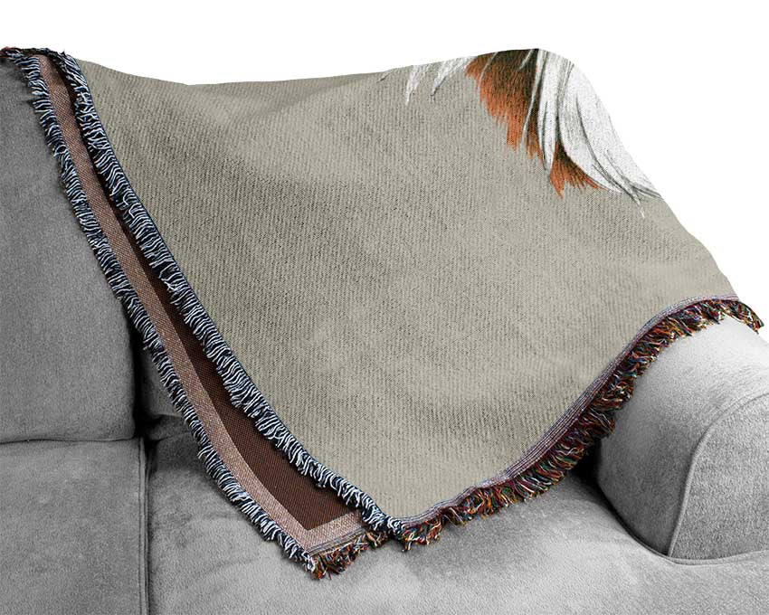 The Fox Face Woven Blanket