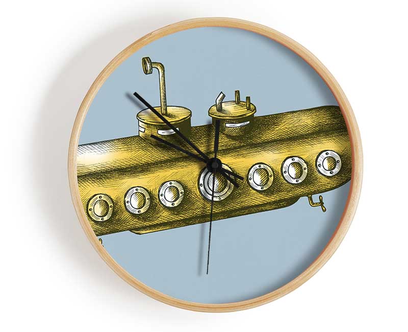 The Yellow Submarine Clock - Wallart-Direct UK