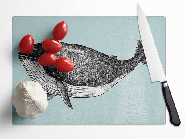 Big Fat Whale Glass Chopping Board