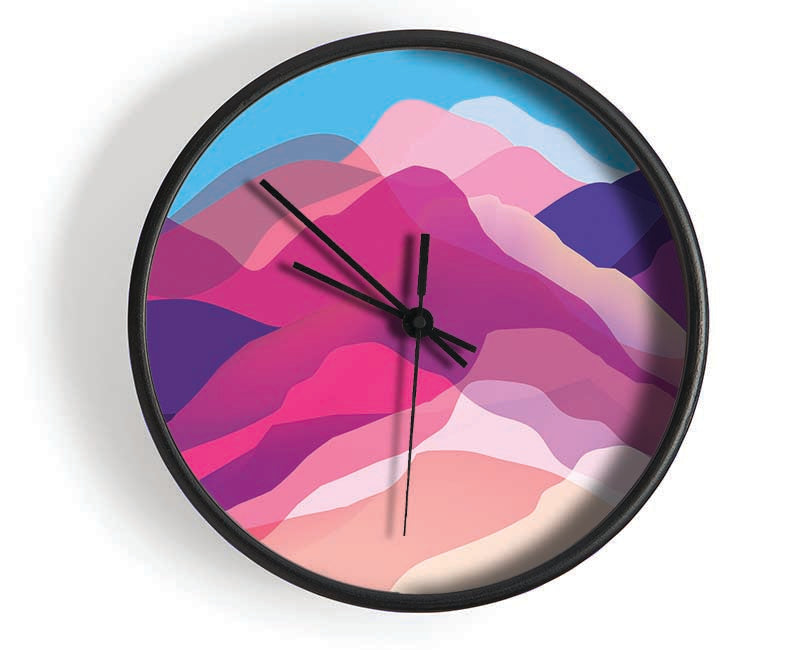 The Mountain Spectrum Clock - Wallart-Direct UK