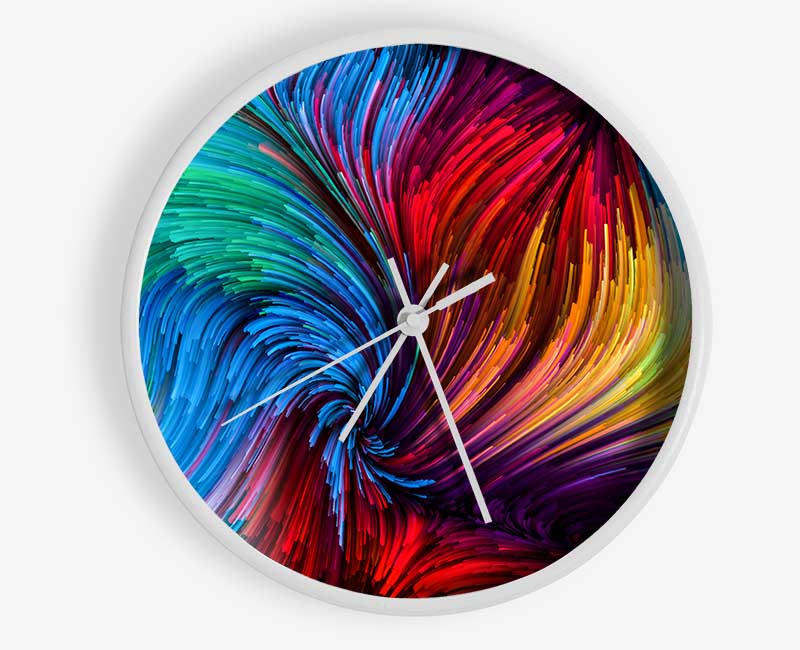 Strong Lines Of Circulation Clock - Wallart-Direct UK