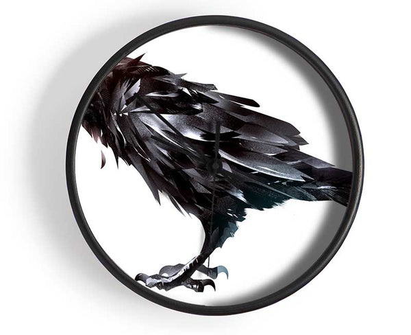 The Black Crow Clock - Wallart-Direct UK