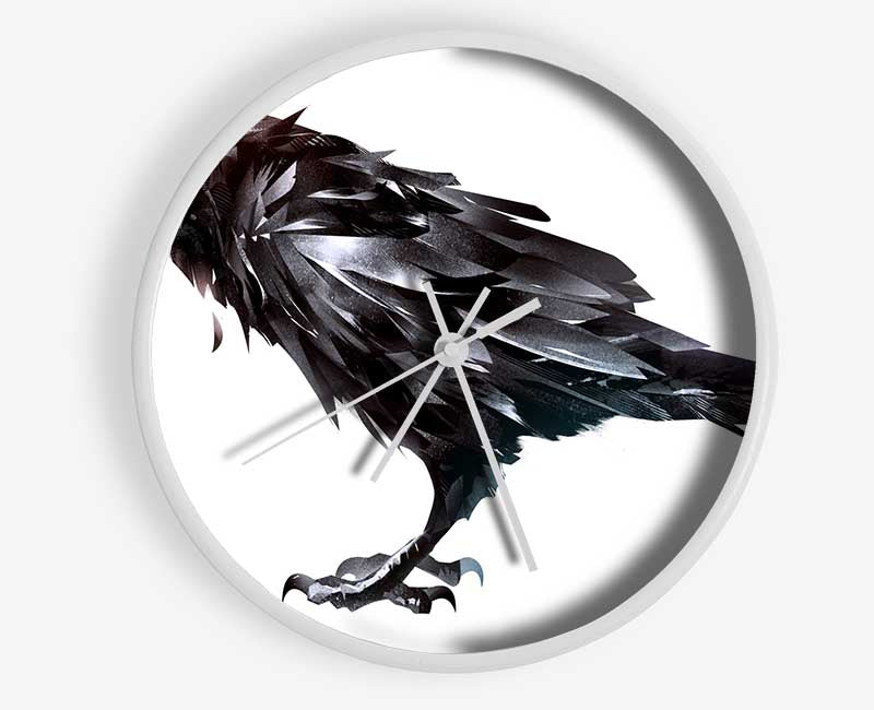 The Black Crow Clock - Wallart-Direct UK