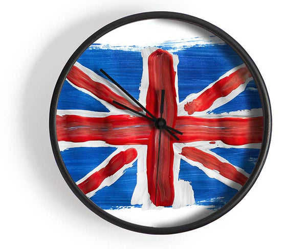 Union Jack Painting Clock - Wallart-Direct UK