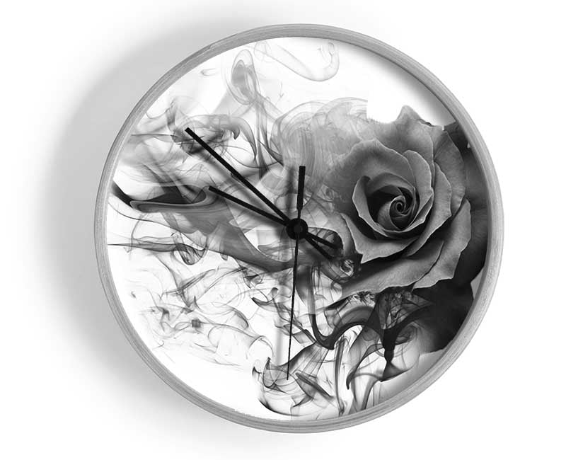 Rose To Smoke Clock - Wallart-Direct UK