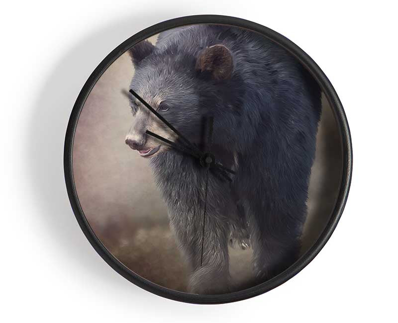 The Brown Bear Mist Clock - Wallart-Direct UK