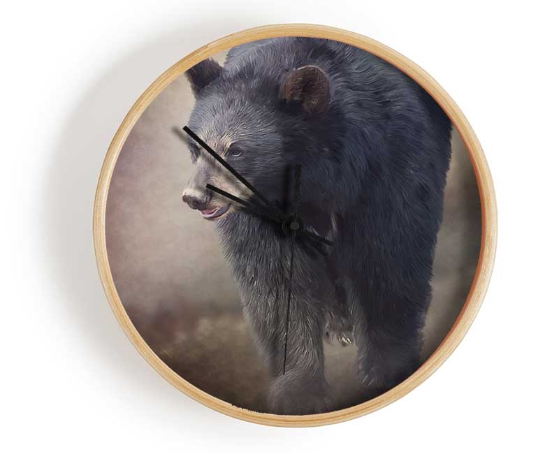 The Brown Bear Mist Clock - Wallart-Direct UK