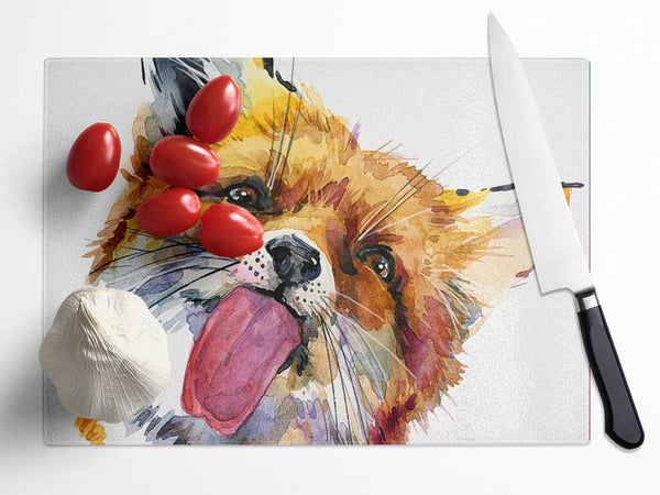 Fox Lick Glass Chopping Board