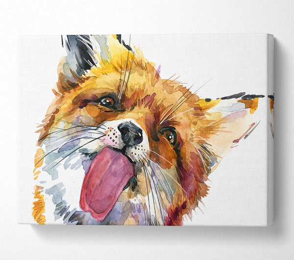 Picture of Fox Lick Canvas Print Wall Art