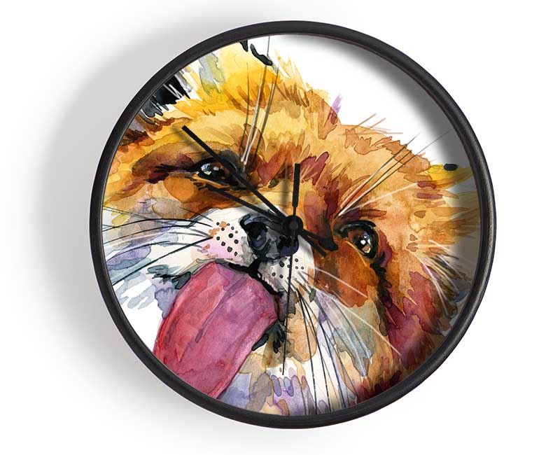 Fox Lick Clock - Wallart-Direct UK