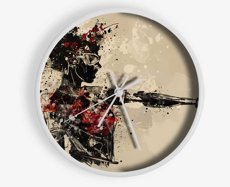 Stop Right There Clock - Wallart-Direct UK