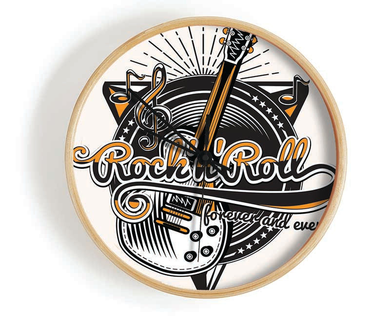 Rock N Roll Fifties Clock - Wallart-Direct UK