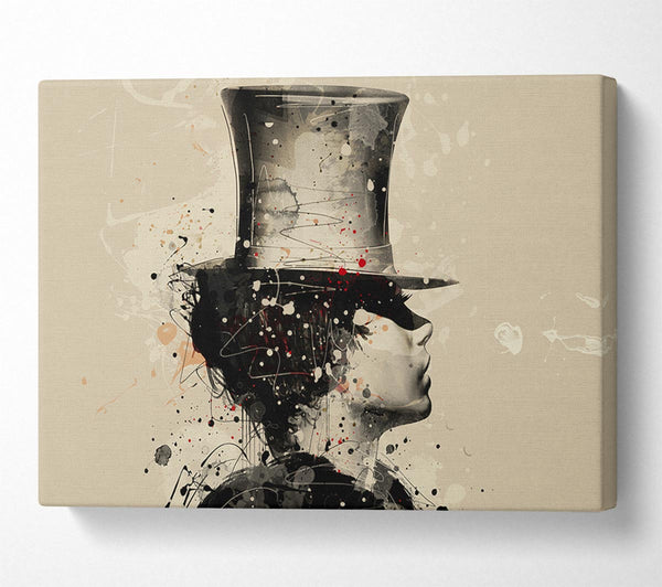 Picture of Top Hat Royalty Canvas Print Wall Art