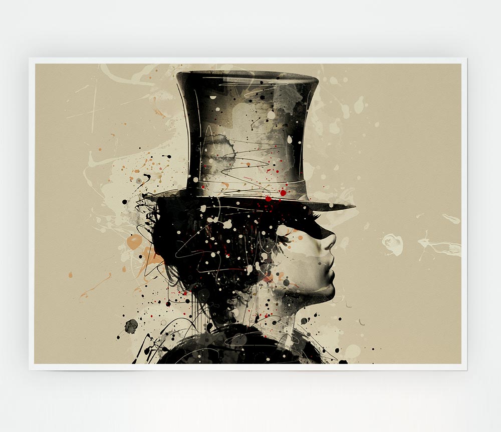 Top Hat Royalty Print Poster Wall Art