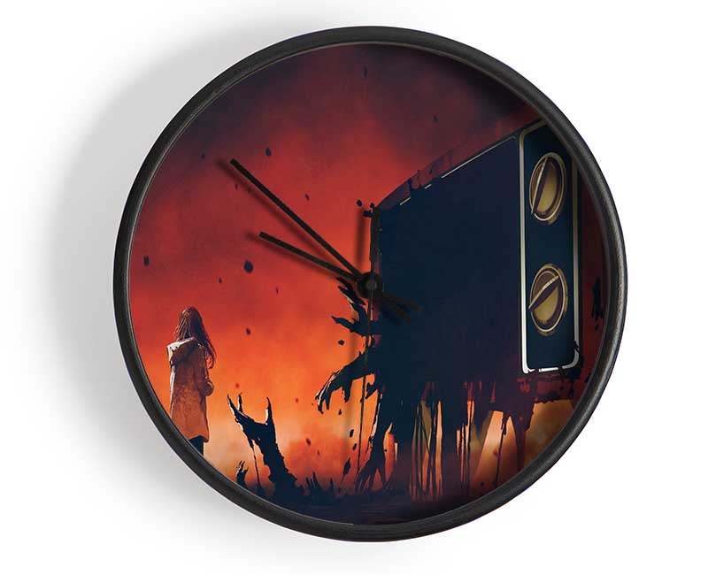 The Walking Tv Horror Clock - Wallart-Direct UK