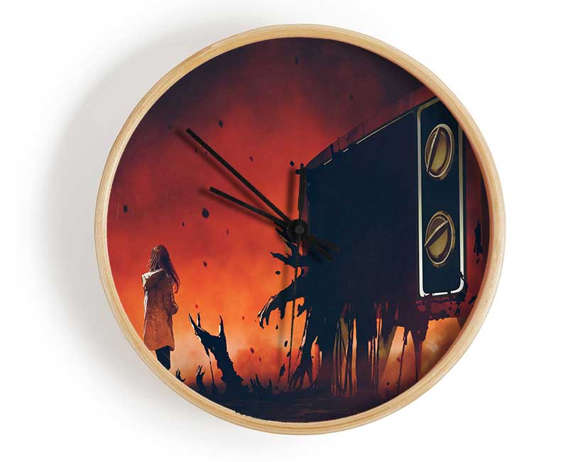 The Walking Tv Horror Clock - Wallart-Direct UK