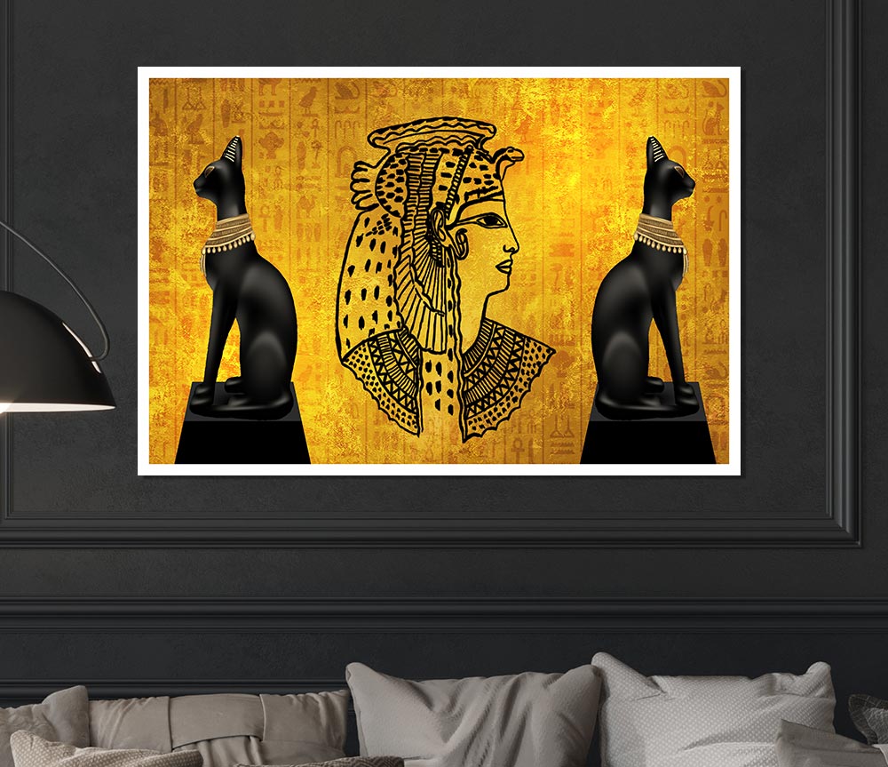 Egyptian Goddess Print Poster Wall Art