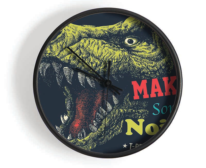 Make Some Noise T-Rex Clock - Wallart-Direct UK