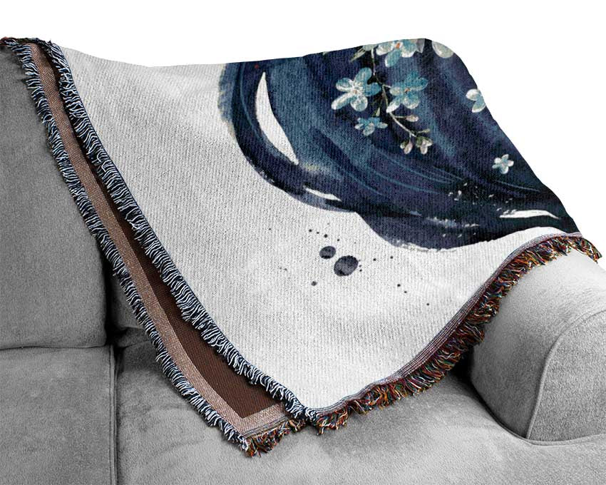 Day Of The Dead Horse Woven Blanket