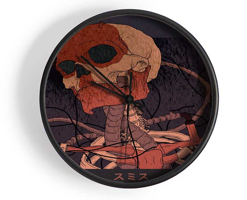 Japanese Skeleton Clock - Wallart-Direct UK