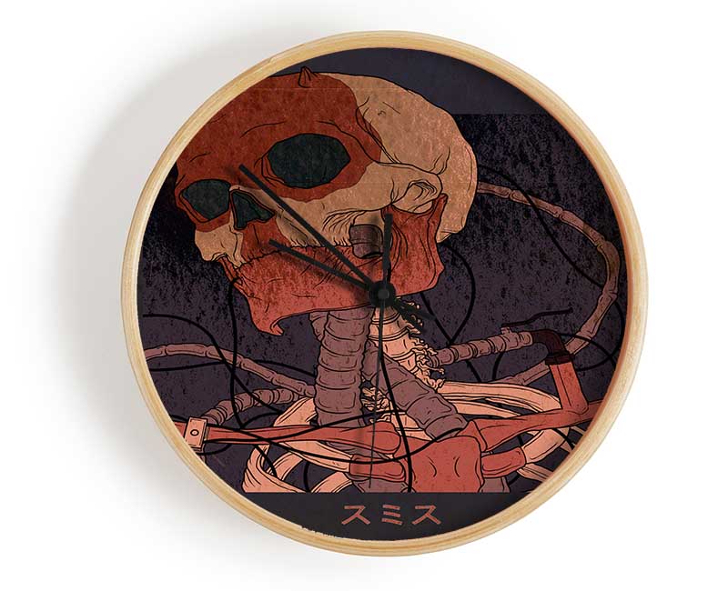 Japanese Skeleton Clock - Wallart-Direct UK