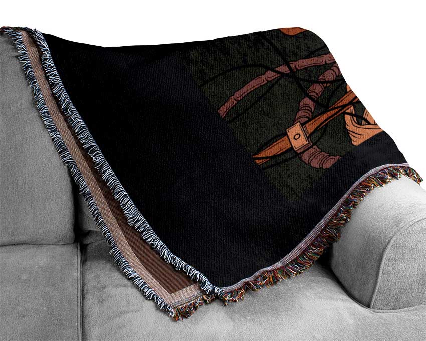 Japanese Skeleton Woven Blanket