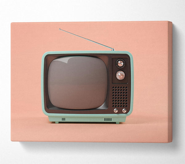 Picture of The Retro Tv Set Canvas Print Wall Art