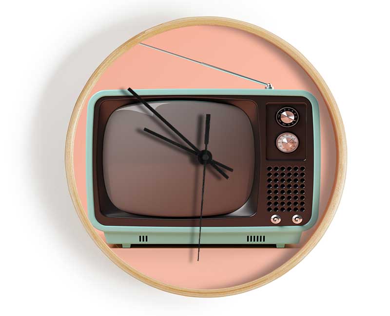 The Retro Tv Set Clock - Wallart-Direct UK